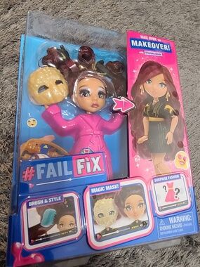 FailFix - Loves.Glam Total Makeover Doll Pack - 8.5" Fashion Doll New